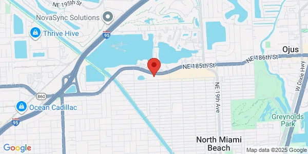Map of 1380 NE Miami Gardens Dr Ste 271 Miami, FL 33179