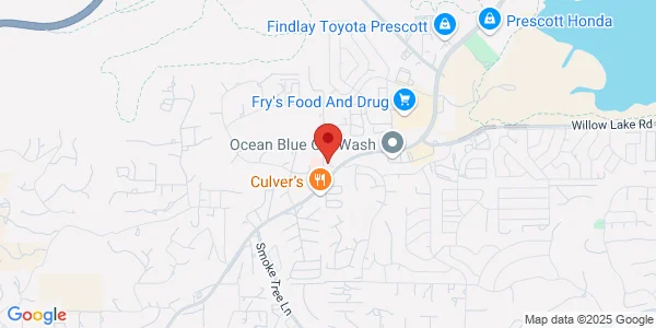 Map of 3124 Willow Creek Rd Prescott, AZ 86301