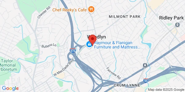 Map of 1326 MacDade Blvd Woodlyn, PA 19094