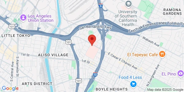 Map of 1700 East Cesar E Chavez Ave Ste 1800 Los Angeles, CA 90033