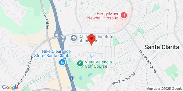 Map of 25842 Tournament Rd Santa Clarita, CA 91355