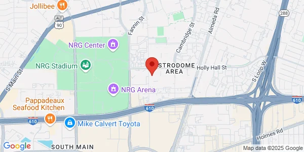 Map of 8305 Knight Rd Houston, TX 77054