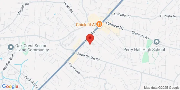 Map of 4211 Blakely Ave Ste 100 Nottingham, MD 21236