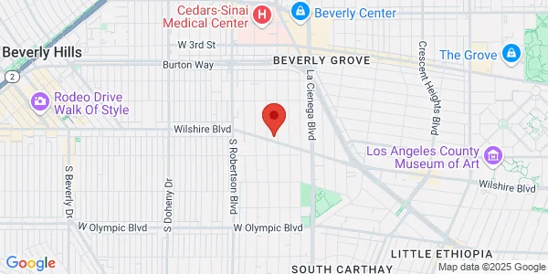 Map of 8641 Wilshire Blvd Ste 105 Beverly Hills, CA 90211