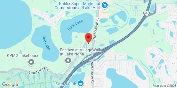 Map of 10080 Lake Nona Blvd Orlando, FL 32827