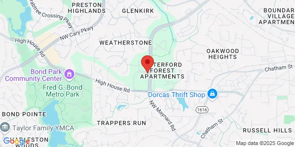 Map of 101 Maynard Crossing Court Cary, NC 27513