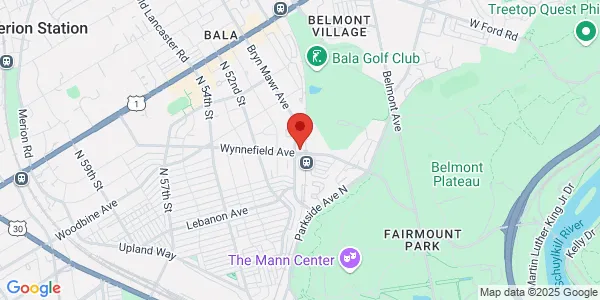 Map of 2231 Bryn Mawr Ave Philadelphia, PA 19131