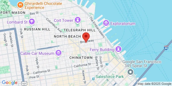 Map of 18 Bartol St Ste 1336 San Francisco, CA 94133