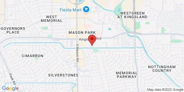 Map of 601 Park Grove Dr Katy, TX 77450