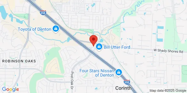 Map of 4851 S Interstate 35E Ste C-105 Corinth, TX 76210