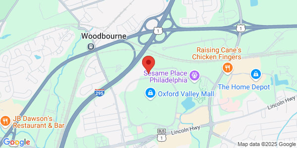Map of 825 Town Center Dr Ste 100 Langhorne, PA 19047