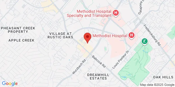 Map of 7402 John Smith Dr Ste 101 San Antonio, TX 78229