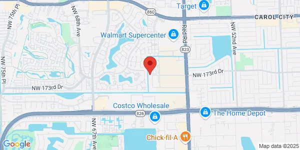 Map of 5961 NW 173rd Dr Hialeah, FL 33015