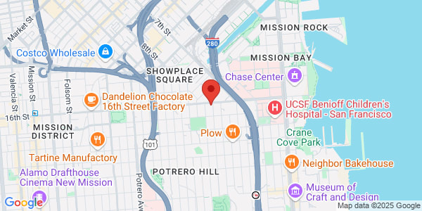 Map of 2 Conneticut St San Francisco, CA 94107