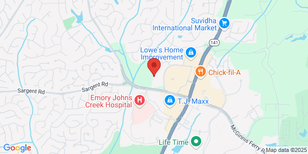 Map of 4375 Johns Creek Pkwy Ste 300 Suwanee, GA 30024