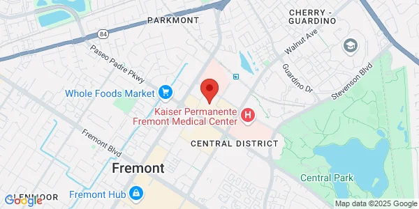 Map of 2500 Mowry Ave Ste 170 Fremont, CA 94538