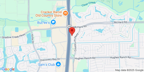 Map of 1910 Country Place Pkwy Ste 154 Pearland, TX 77584