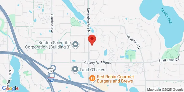 Map of 4166 Lexington Ave N Fl 1 Shoreview, MN 55126
