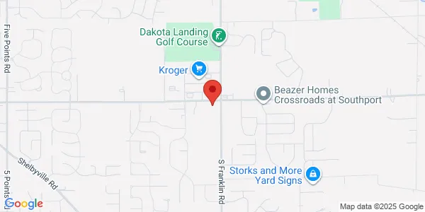 Map of 8325 E Southport Rd Ste 100 Indianapolis, IN 46259