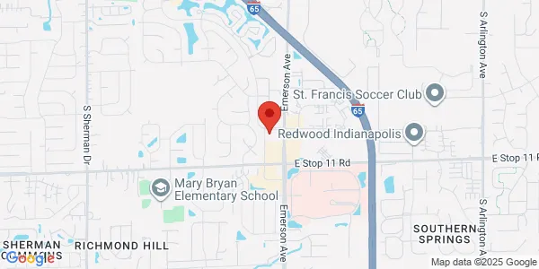 Map of 7825 McFarland Lane Ste A Indianapolis, IN 46237