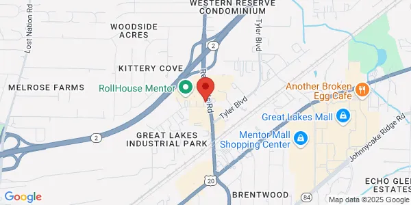 Map of 7750 Reynolds Rd Mentor, OH 44060