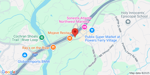 Map of 6445 Powers Ferry Rd Ste 100 Atlanta, GA 30339