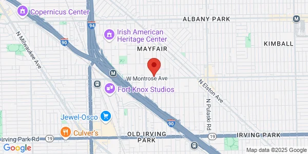 Map of 4326 W Montrose Chicago, IL 60641