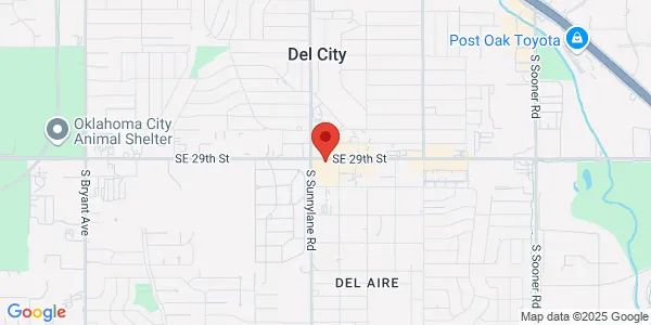 Map of 4330 SE 29th St Ste 3018 Del City, OK 73115