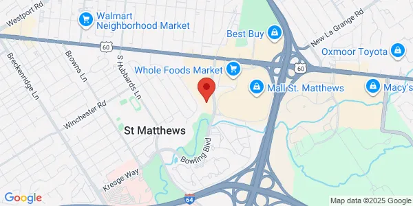 Map of 4600 Shelbyville Rd Ste 306 Louisville, KY 40207