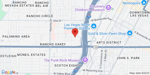 Map of 1701 Wellness Way Ste 200 Las Vegas, NV 89106