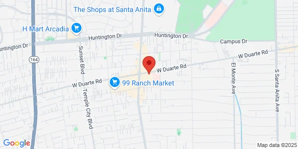 Map of 638 W Duarte Rd Ste 2 Arcadia, CA 91007