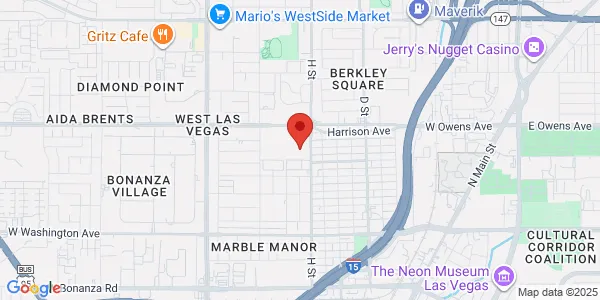Map of 921 W Owens Ave Ste 150 Las Vegas, NV 89106
