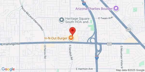 Map of 3830 E Flamingo Rd Ste 100 Paradise Marketplace Las Vegas, NV 89121