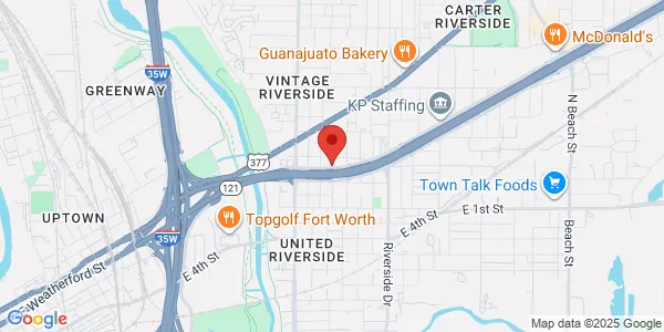Map of 2757 Airport Fwy Fort Worth, TX 76111