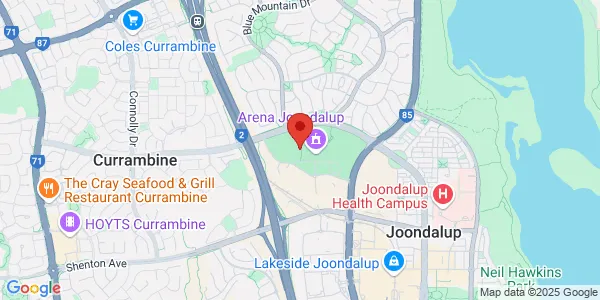 Map of 25 Kennedya Dr Joondalup Western Australia 6027 Australia