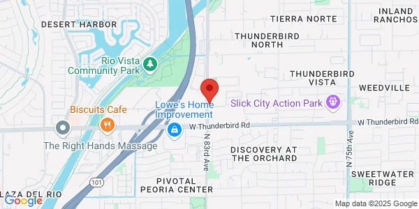 Map of 14155 N 83rd Ave Ste 127 Peoria, AZ 85381