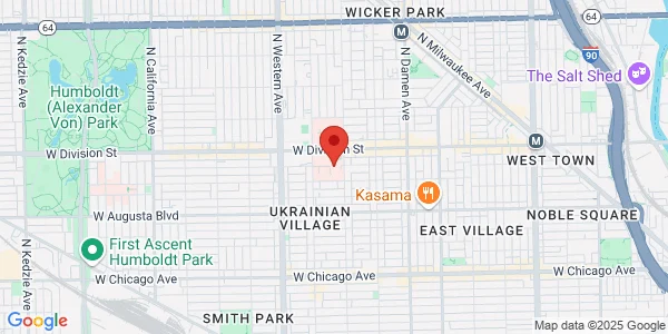 Map of 2233 W Division St Saint Mary Campus Chicago, IL 60622