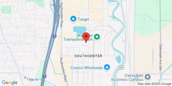 Map of 565 Andover Park W Ste 110 Tukwila, WA 98188