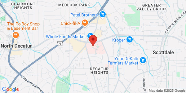 Map of 2665 N Decatur Rd Ste 545 Atlanta, GA 30033