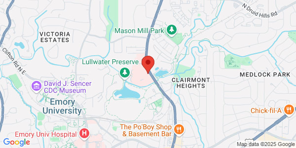 Map of 1670 Clairmont Rd Decatur, GA 30033