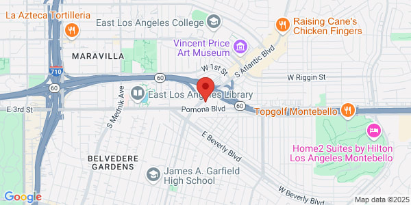Map of 212 S Atlantic Blvd Ste 201 Los Angeles, CA 90022