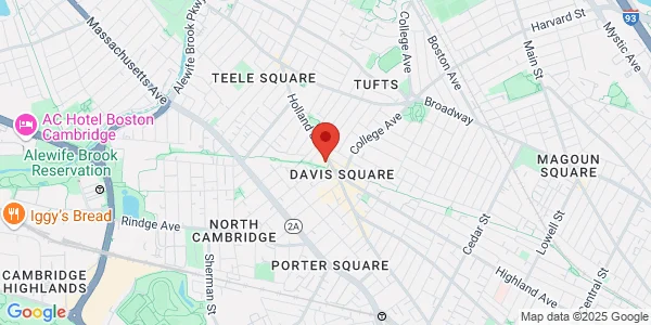 Map of 40 Holland St Somerville, MA 02144