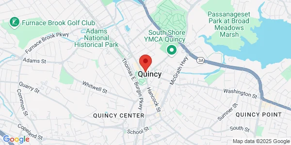 Map of 1250 Hancock Street Quincy, MA 02169