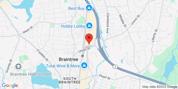 Map of 111 Grossman Drive Braintree, MA 02184
