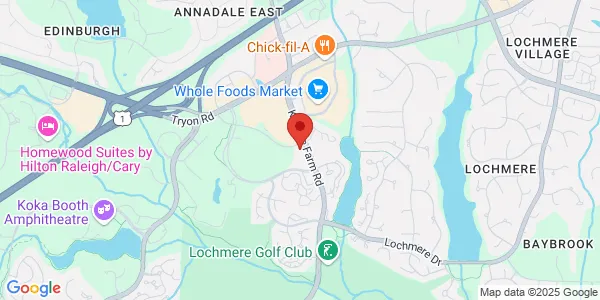 Map of 115 Crescent Commons Dr Ste 100 Cary, NC 27518