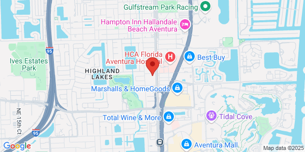 Map of 20880 W Dixie Hwy Ste 118 North Miami Beach, FL 33180