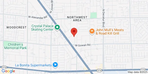 Map of 3630 N Rancho Dr Ste 108 Las Vegas, NV 89130