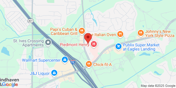 Map of 1100 Hospital Dr Stockbridge, GA 30281