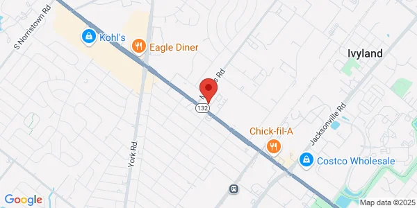 Map of 622 Mary St Ste 301 Warminster, PA 18974