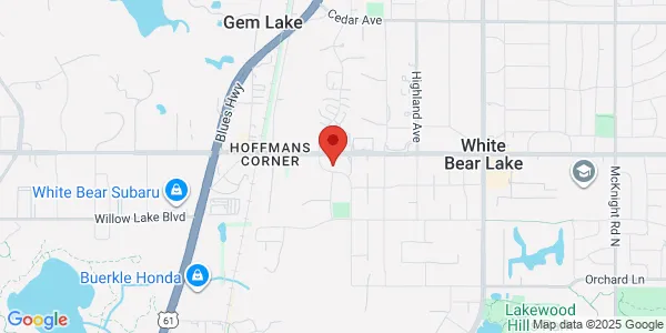 Map of 3596 Linden Ave Ste B1 White Bear Lake, MN 55110